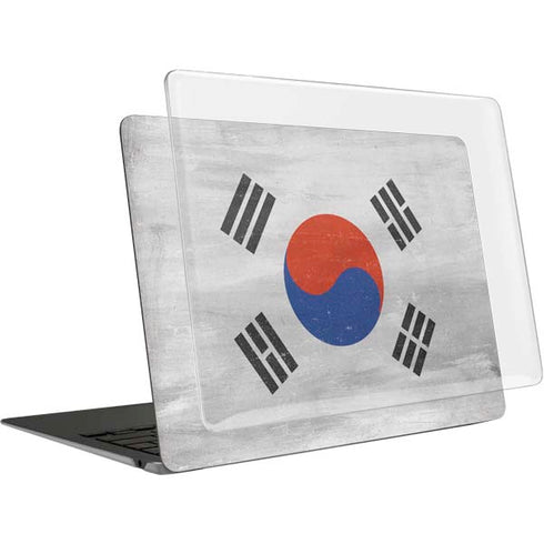 South Korean Flag Distressed MacBook Air 13in M1 (2021) Case plus Skin